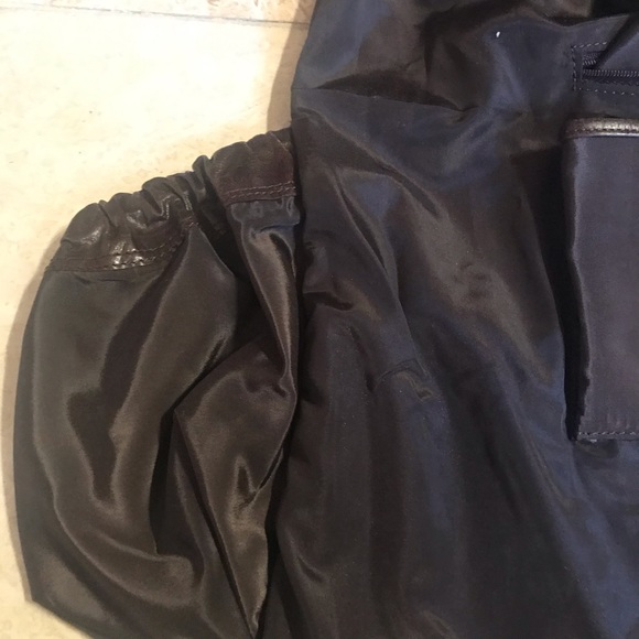 Tano New York Leather Bucket Tote Bag - Picture 6 of 10